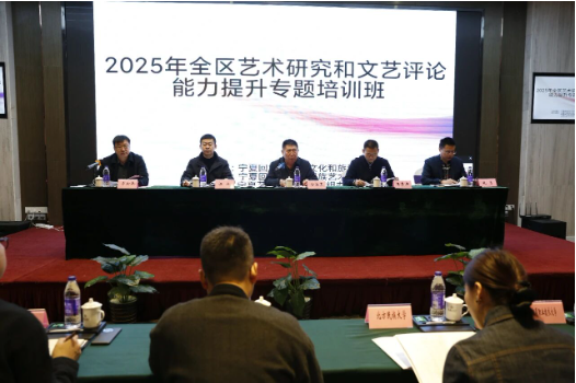 2025年全区艺术研究和文艺评论能力提升培训班在银川开班1